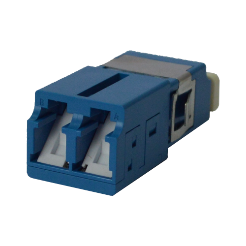 Адаптер оптический LANMASTER LC, со шторкой, корпус SC, дуплексный